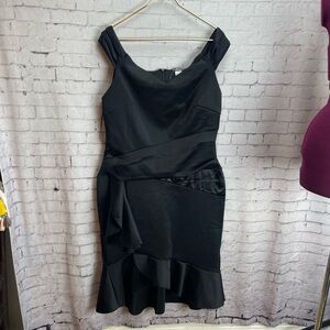 Venus size 1X black cocktail dress
